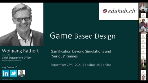 Thumbnail for entry Game Based Design - Gamification beyond Simulations and &quot;Serious Games&quot;