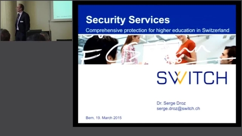 Thumbnail for entry SWITCH Sicherheitsdienstleistungen