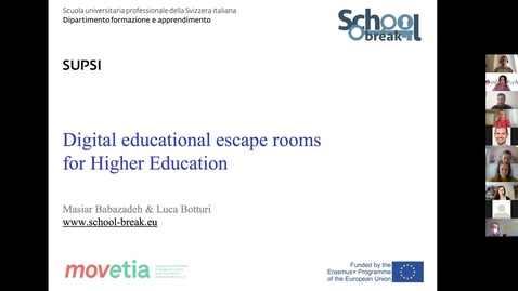Thumbnail for entry Digital online educational escape rooms for higher education