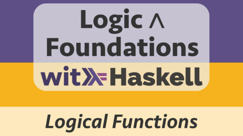Vorschaubild für Eintrag Haskell 5: Implementing Logical Functions