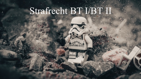 Thumbnail for entry Strafrecht BT II - LE 17: F 1-24