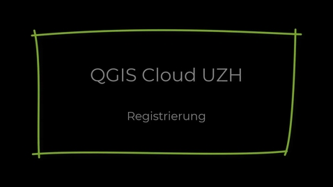 Thumbnail for entry QGIS 3 - Registrierung