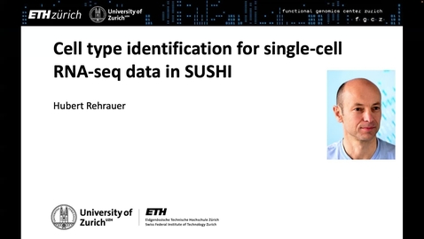 Thumbnail for entry The 4th SUSHI seminar, cell type annotation of single-cell RNA-seq, 29 Sep. 2023
