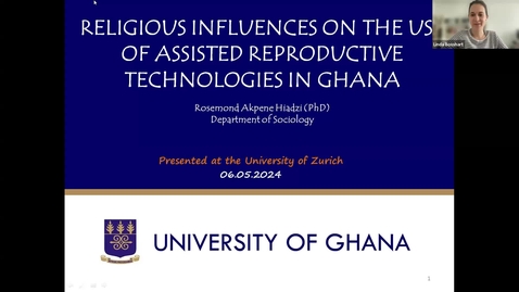 Thumbnail for entry Religious Influences on the Use of Assisted Reproductive Technologies in Ghana