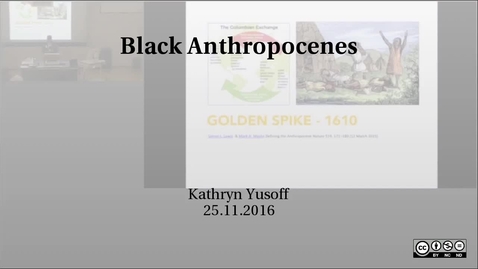 Thumbnail for entry Black Anthropocenes