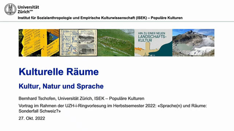 Thumbnail for entry Kulturelle Räume: Kultur, Natur und Sprache