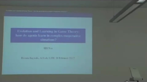 Thumbnail for entry Evolution and Learning in Game Theory: