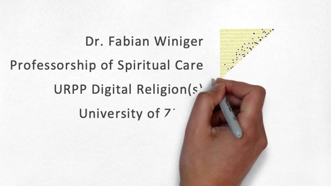 Thumbnail for entry Videoportrait &quot;Digital Spiritual Care&quot; (Projekt 11 - Digital Religion(s))