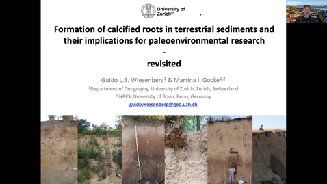 Thumbnail for entry Swiss Geoscience Meeting 2020, Formation of calcified roots 