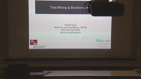 Vorschaubild für Eintrag Introduction to Bioinformatics - Lecture 09: Text Mining