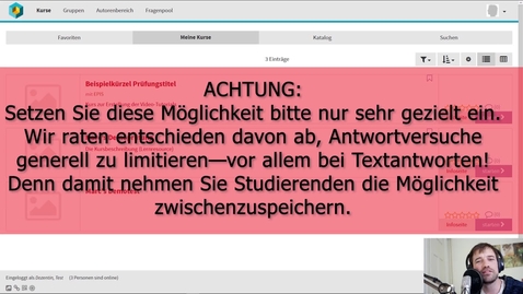 Thumbnail for entry Gegen Betrug: Antwortversuche beschränken (NEU: DISCLAIMER)