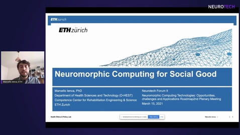 Vorschaubild für Eintrag Forum - 14 Marcello Ienca: Neuromorphic Computing for social Good.