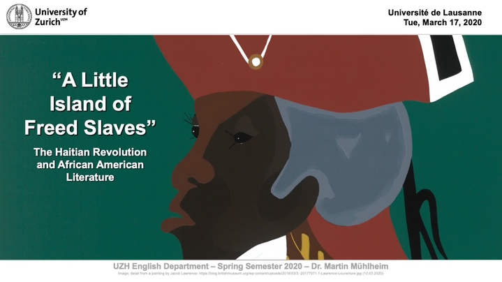 Vorschaubild für Kanal &quot;A Little Island of Freed Slaves&quot;: The Haitian Revolution in African Amerian Literature
