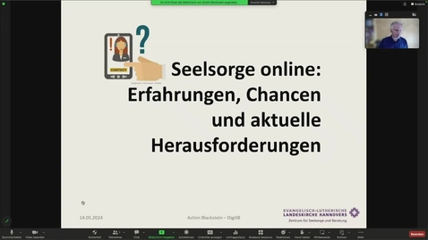 Thumbnail for entry Seelsorge online: Erfahrungen, Chancen und aktuelle Herausforderungen