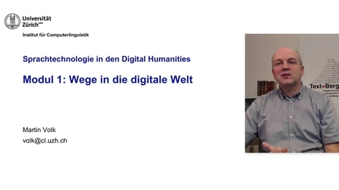 Thumbnail for entry Modul 1a: Wege in die digitale Welt
