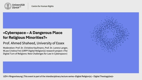 Thumbnail for entry Cyberspace – A Dangerous Place for Religious Minorities?