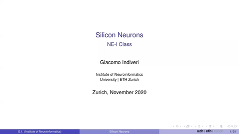 Thumbnail for entry 2021 Neurons - G Indiveri