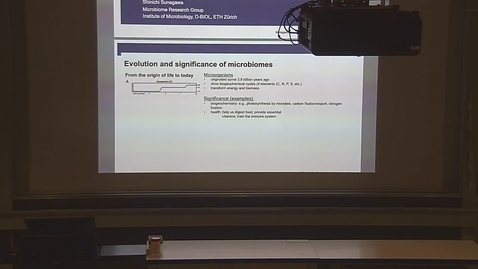 Vorschaubild für Eintrag Introduction to Bioinformatics - Lecture 06: Metagenomics
