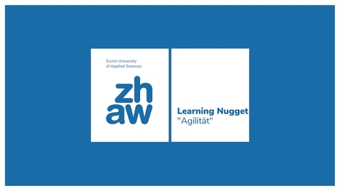 Vorschaubild für Eintrag Learning Nugget Agilität.mp4