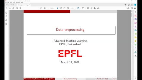 Thumbnail for entry Handling dataset lecture