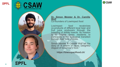 Thumbnail for entry Campfire storytime with Simon Meister &amp; Camille Wolf, Co-founders of Lowimpact food