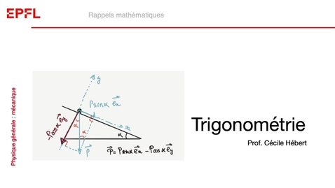 Thumbnail for entry 00-2, Rappels mathématiques - Trigonométrie