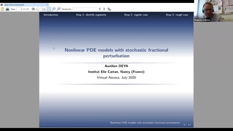 Thumbnail for entry Virtual Seminar on Stochastic Analysis, Random Fields and Applications