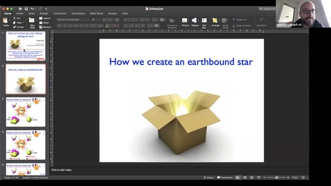 Thumbnail for entry March 16th, 2021, MechE Colloquium Spring 2021 series, MechE Colloquium: How can we box up a star without melting the box? by Prof. Paolo Ricci (SPC, EPFL) 
