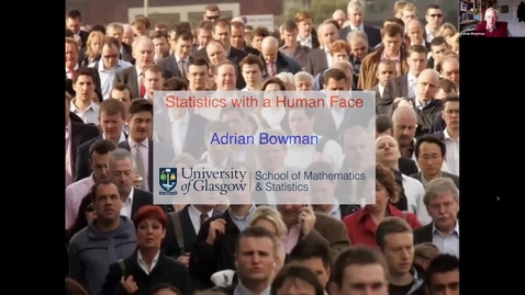 Thumbnail for entry Adrian Bowman: Statistics with a human face, 28 May 2021