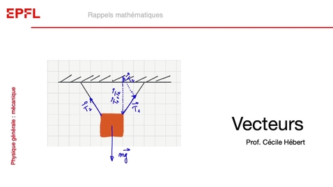 Thumbnail for entry 00-1, Rappels mathématiques - Vecteurs