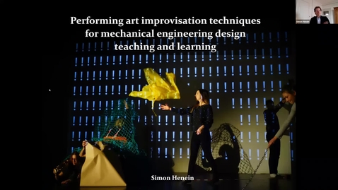 Thumbnail for entry December 1st, 2020, MechE Colloquium Fall 2020 series, MechE Colloquium: Performing art improvisation techniques for mechanical engineering design teaching and learning by Prof. Simon Henein (INSTANT-LAB, EPFL)